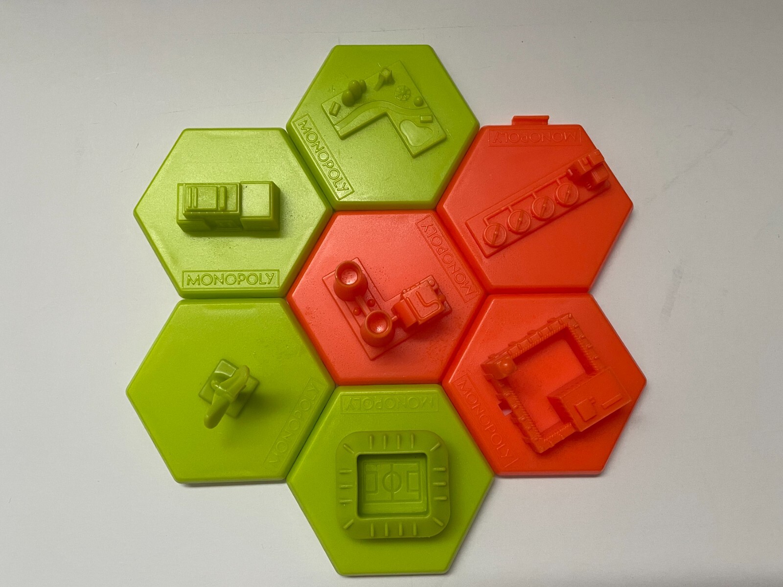 Hasbro U-Build Monopoly Replacement Pieces/Parts - Bonus buildings, Hazards