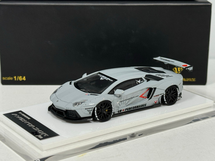 Onemodel 1/64 Scale Lamborghini LP700 Aventador Gray Color Resin Model Car Gifts