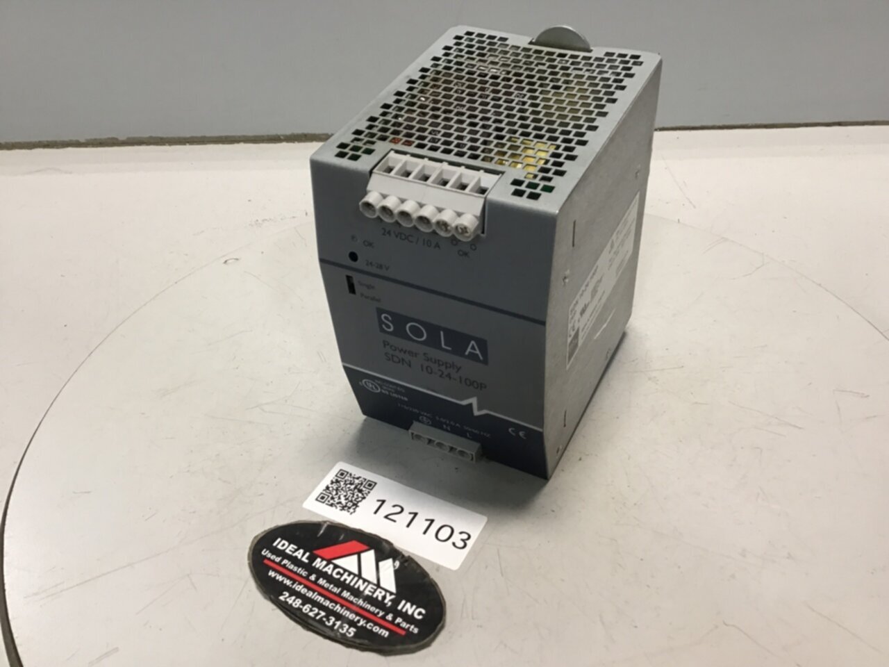 SOLA Power Supply SDN10-24-100P Used #121103