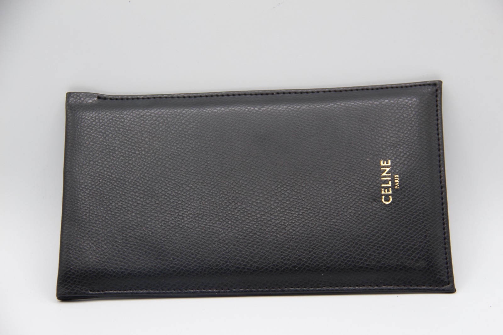 NEW CELINE BLACK LARGE AUTHENTIC SUNGLASSES EYEGLASSES CASE W/CLOTH