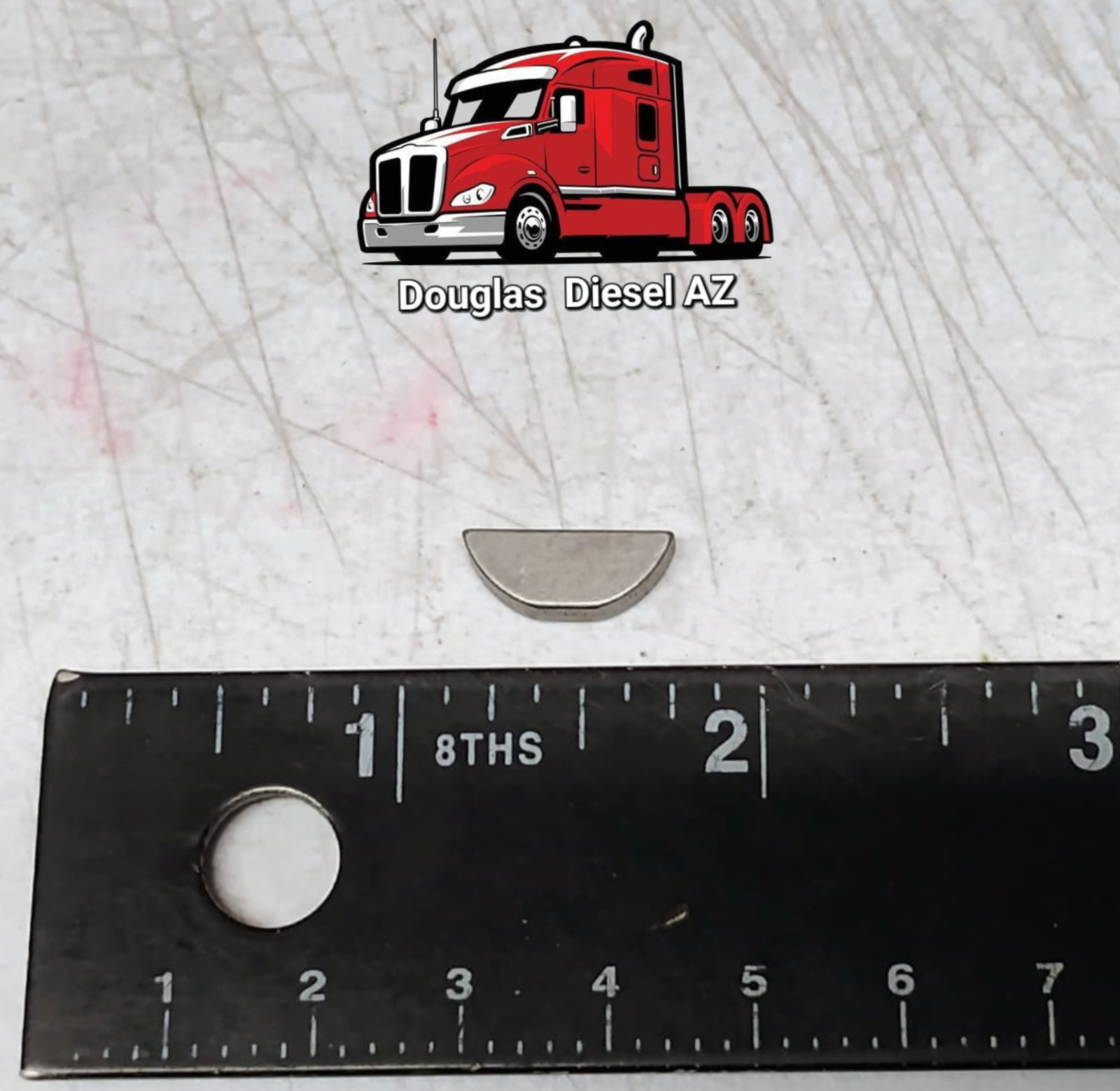CAMSHAFT WOODRUFF KEY for ISB 5.9L & QSB. PAI # 191830. Ref. # CUMMINS 3902332