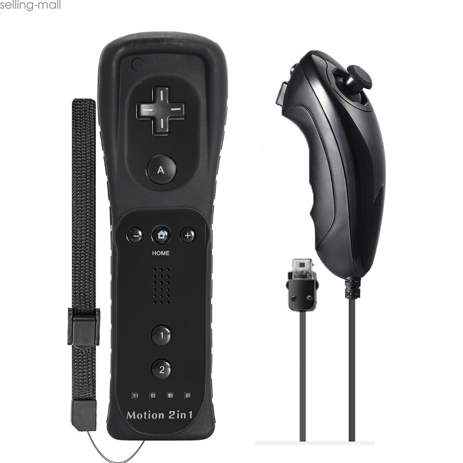 Built-in Motion Plus Wii Remote & Nunchuck Controller for Nintendo Wii Wii U