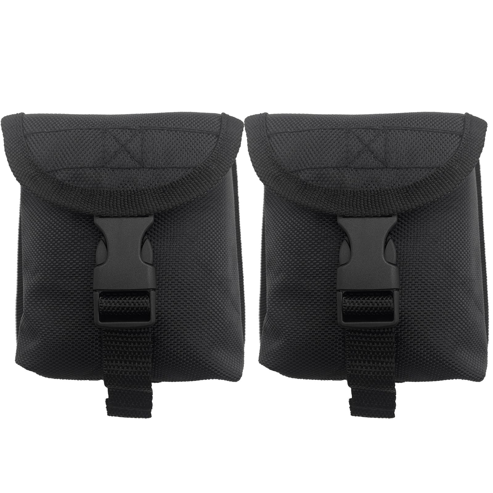 Mophoexii Scuba Diver Trim Weight Pocket - Nylon Belt Bag 5LB, Black 1 Pair