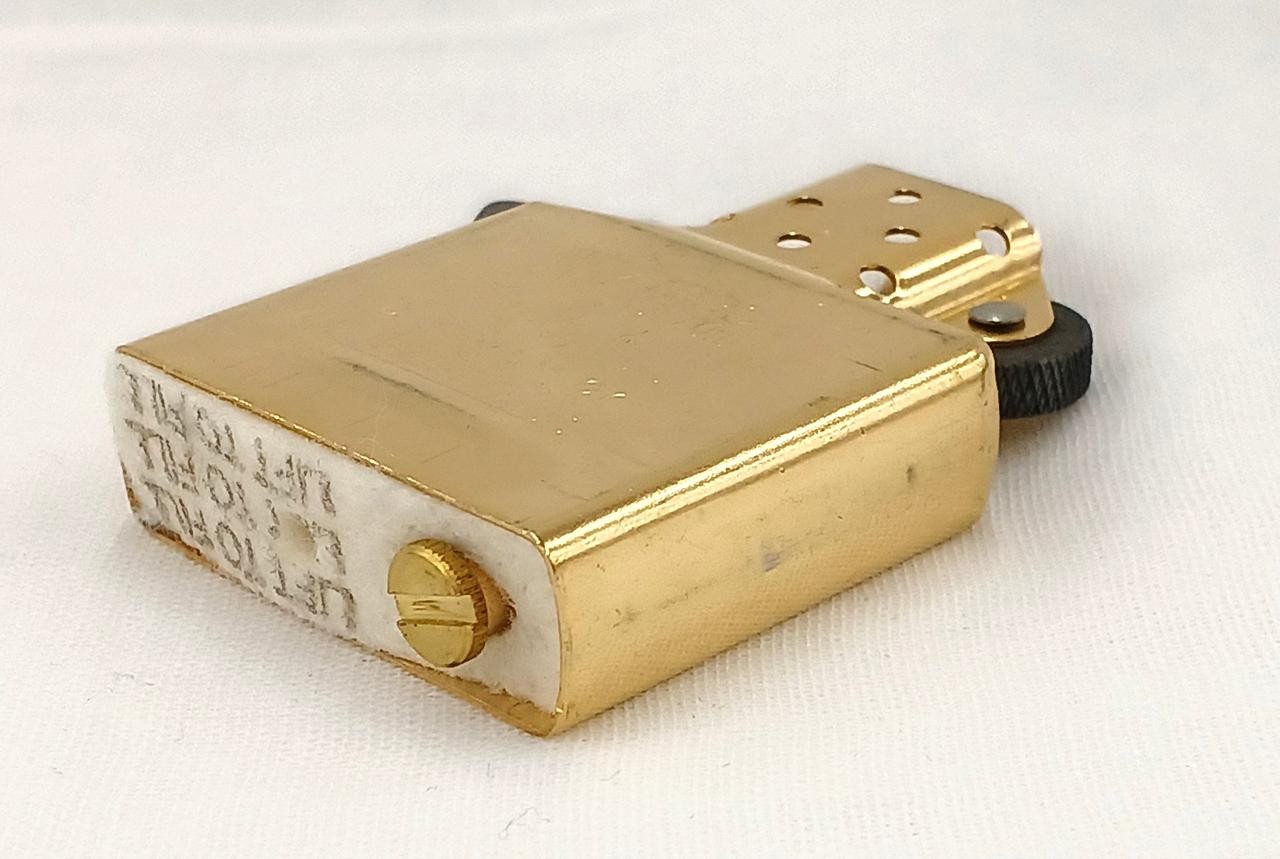 Zippo Peace 2007 Blue Titanium Lighter
