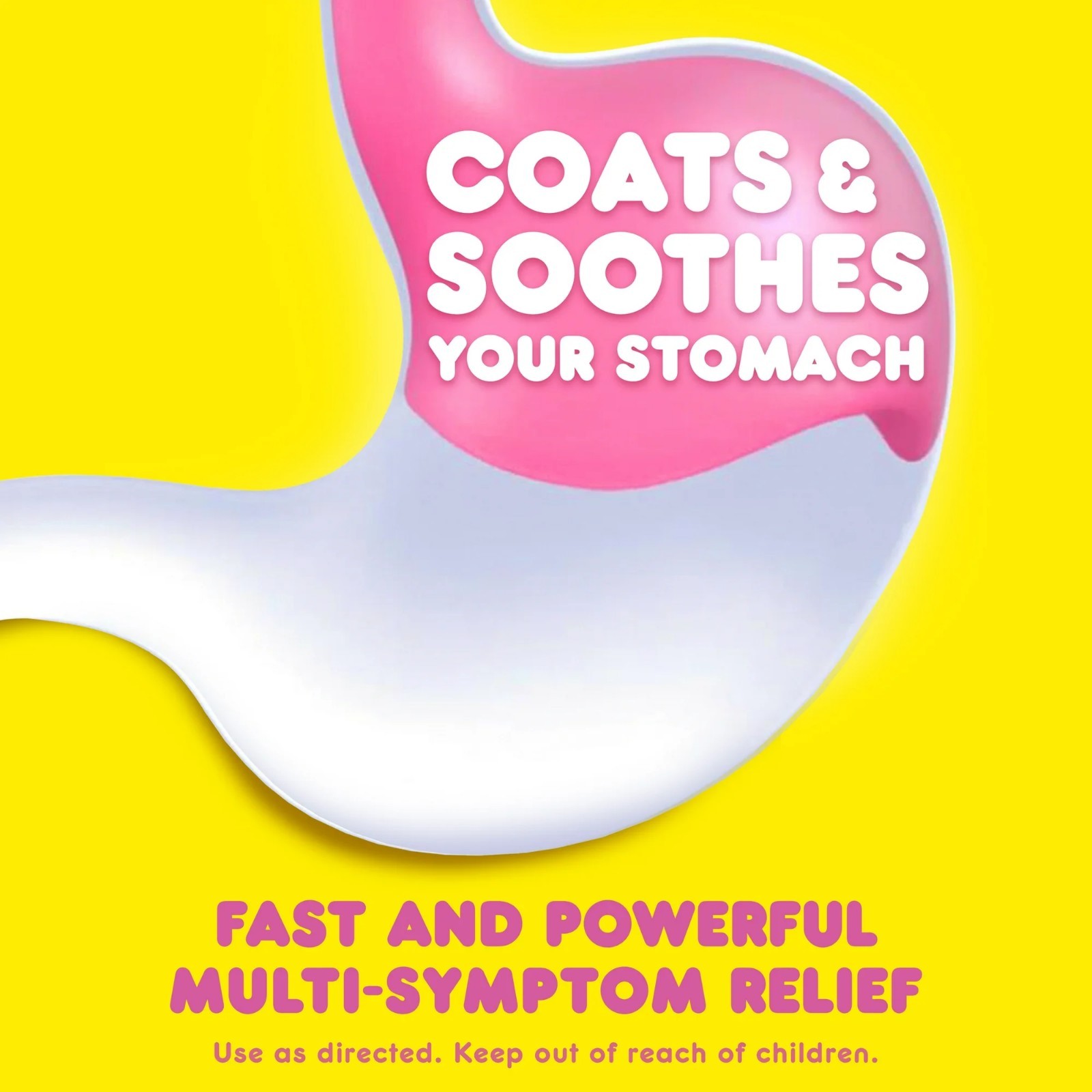 Pepto Bismol 5 Symptom Stomach Relief Liquid, Original, 8 Oz