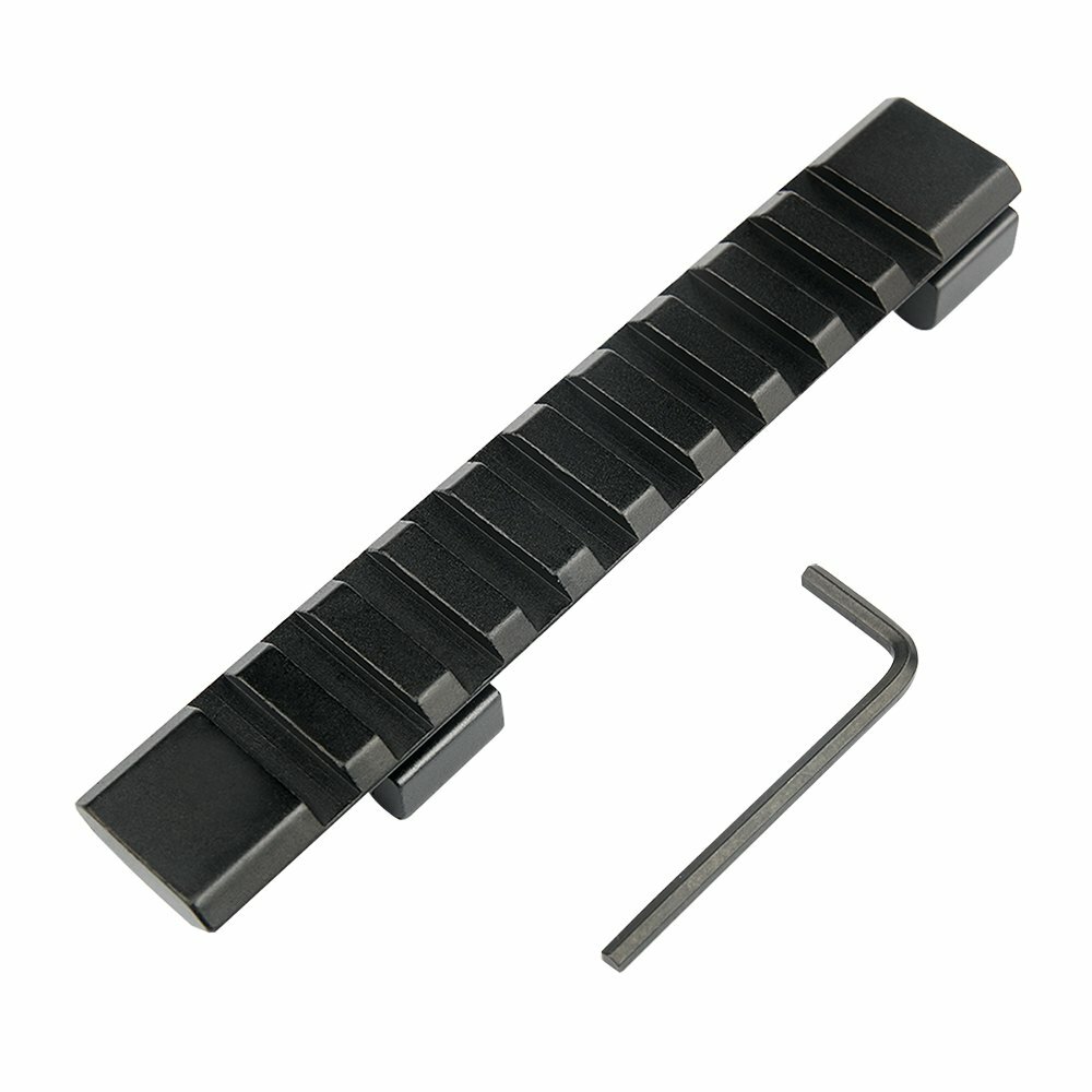 Extend 11mm Dovetail To 20mm Picatinny Rail Adapter Rifle Scope Base Mount