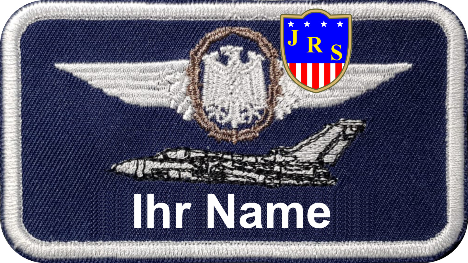 Name plate custom flight suit name tag name patch Luftwaffe Bundeswehr BW
