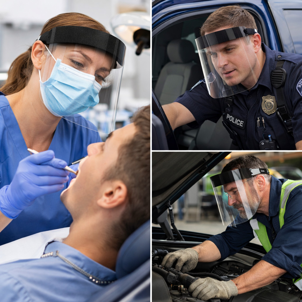 CLEAR CHOICE Face Shields – 40 Pack