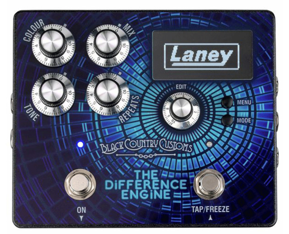 Laney Black Country Customs The Difference Engine Tri-Mode Delay Pedal