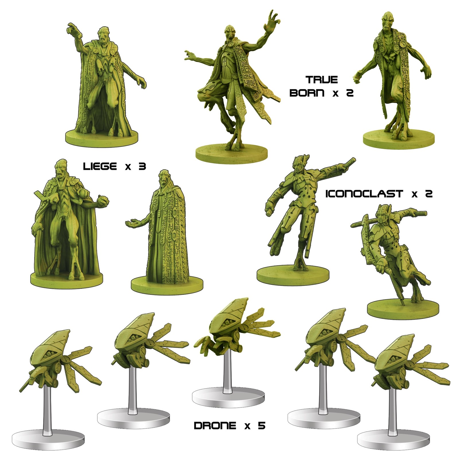 Battle Systems - Core Space First Born - Sci-Fi Miniatures Board Game Medium