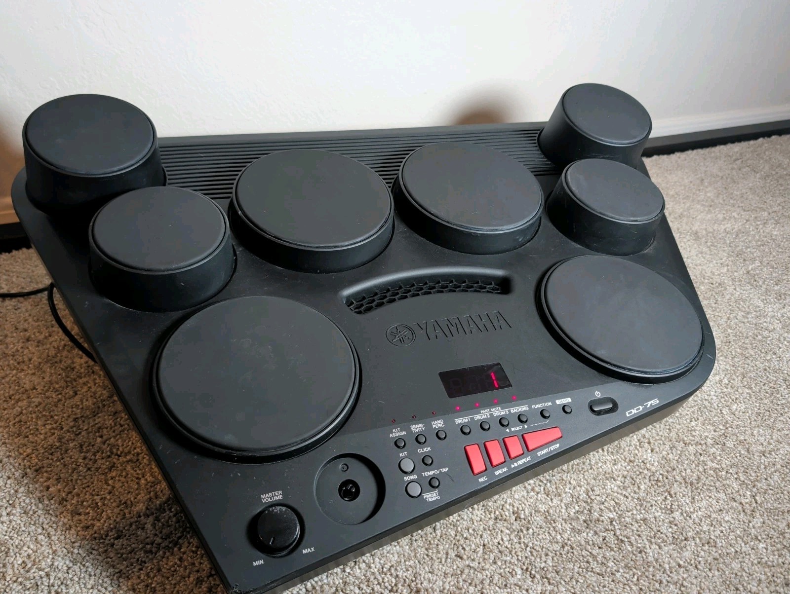 Yamaha DD-75 Digital Drum Kit - Missing Dial - No Accessories