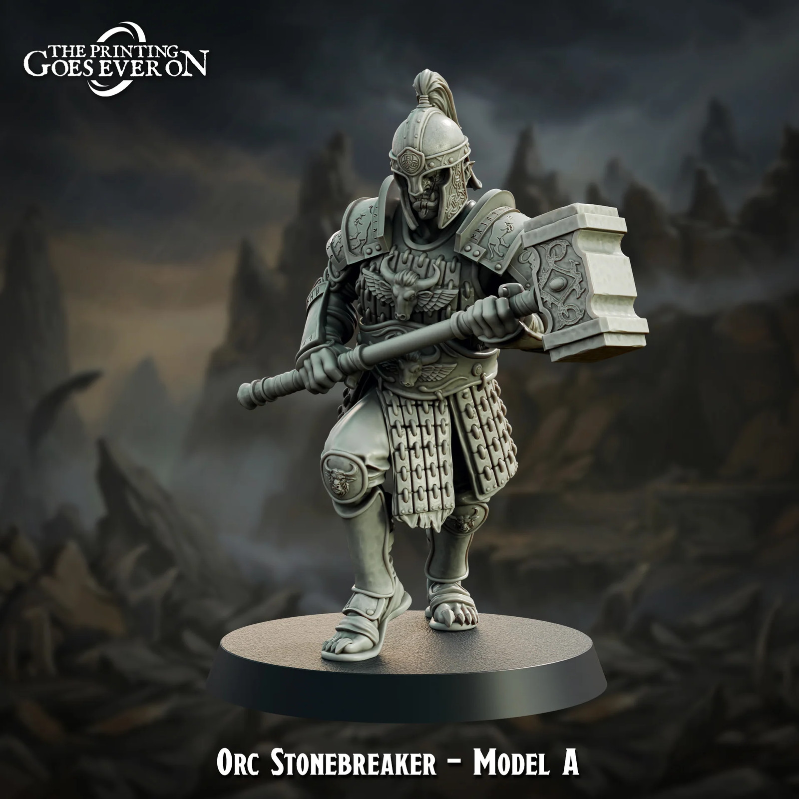 Orc Stonebreakers - Resin Tabletop Miniature