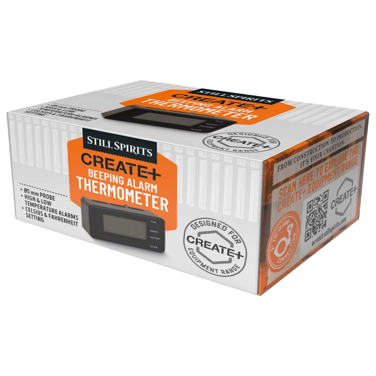 Still Spirits Create+ Beeping Alarm Thermometer & Bracket T500 Pro Home Brew