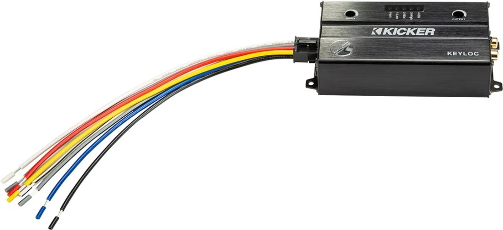 Kicker KEYLOC 2-Channel Powered Line-out Converter KEY DSP Flattens OEM Signals