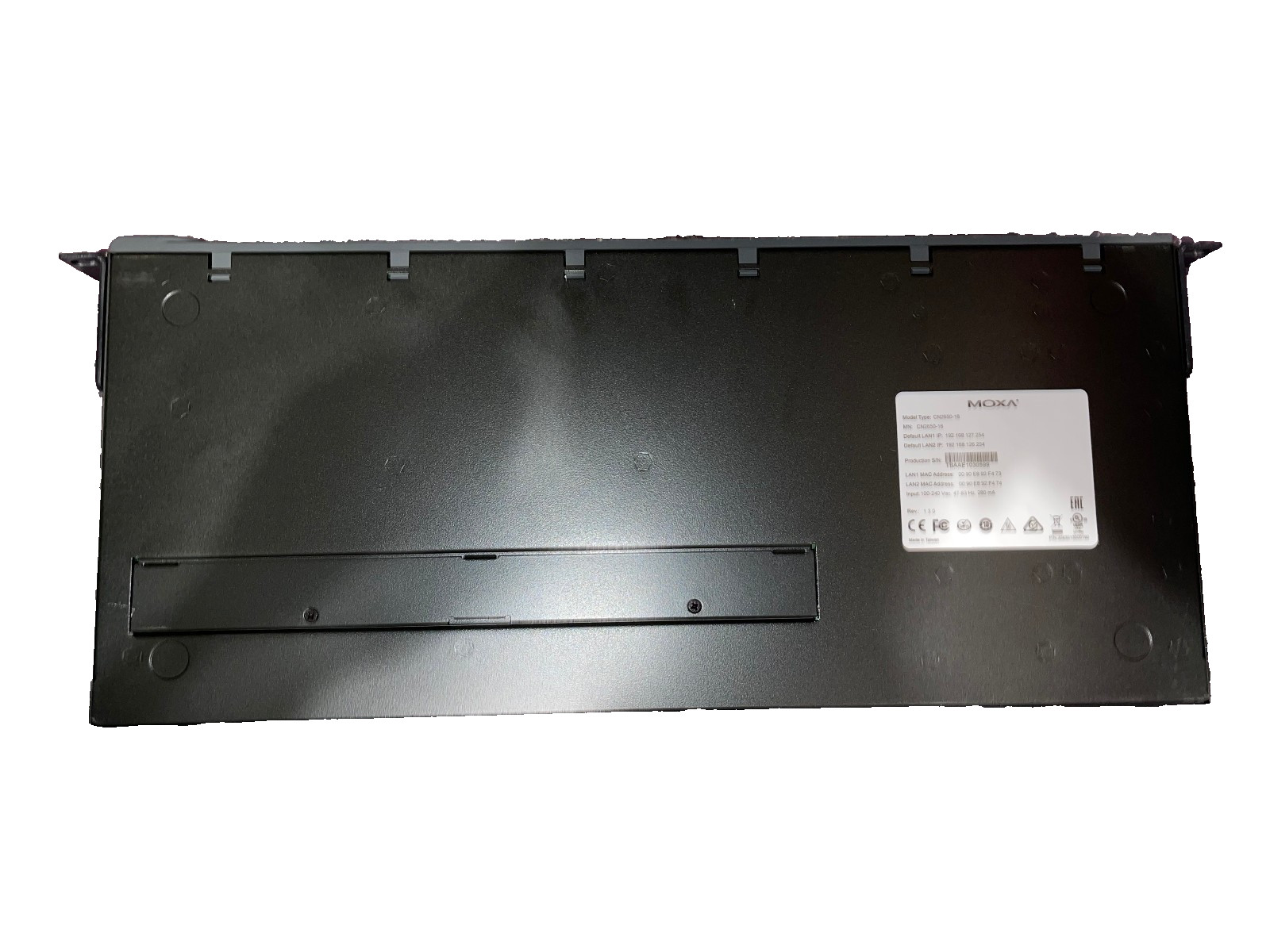 Moxa CN2650-16 16-Port Secure Console Server w/ Rack Mount Brackets