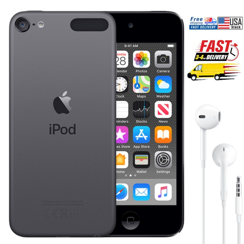 BRAND NEWApple iPod Touch 7th Generation 256GB Black Sealed Box MP3 Player lot