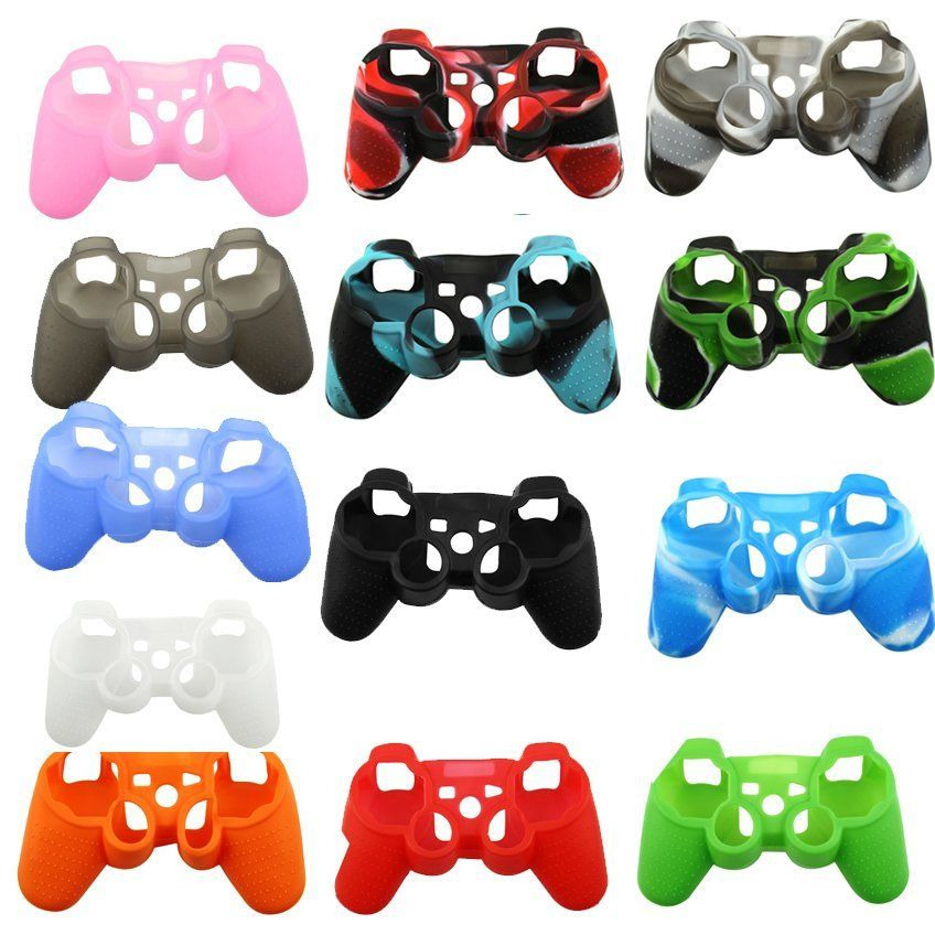 Soft Silicone Skin Protector Cover Case Combo for Sony Playstaion PS3 Controller