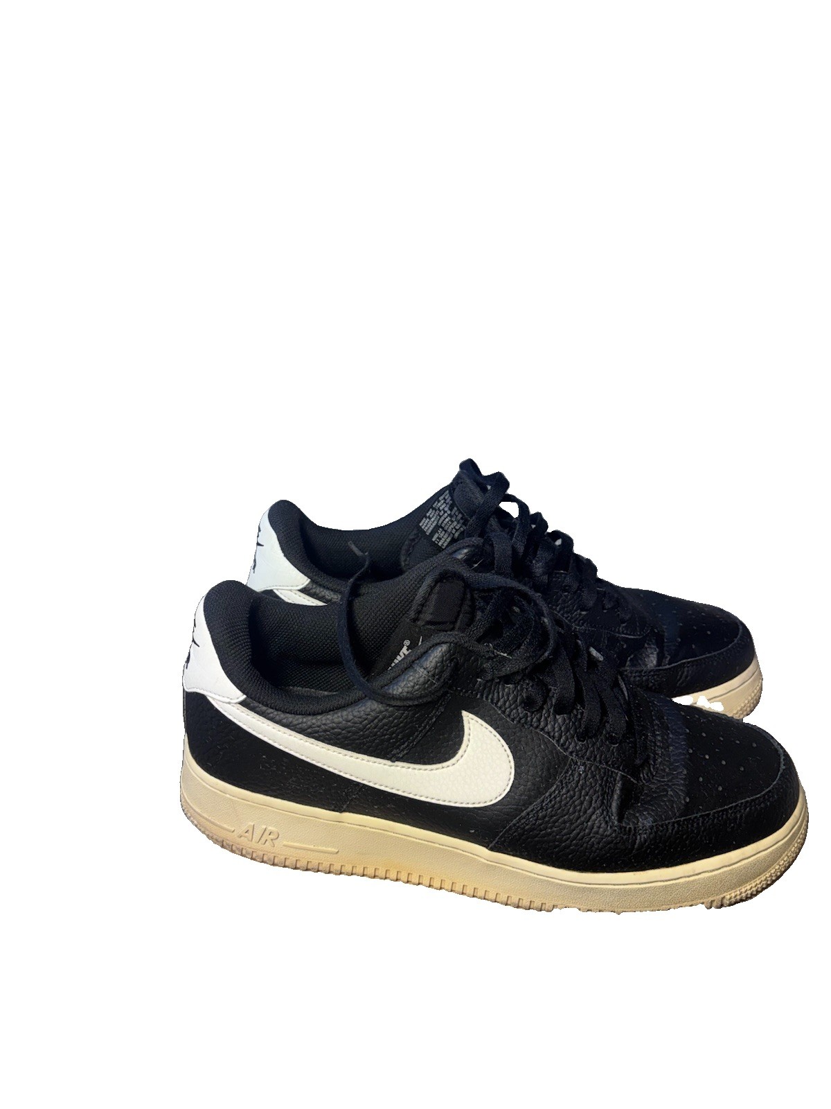 Nike Men’s Air Force 1 Black White 10