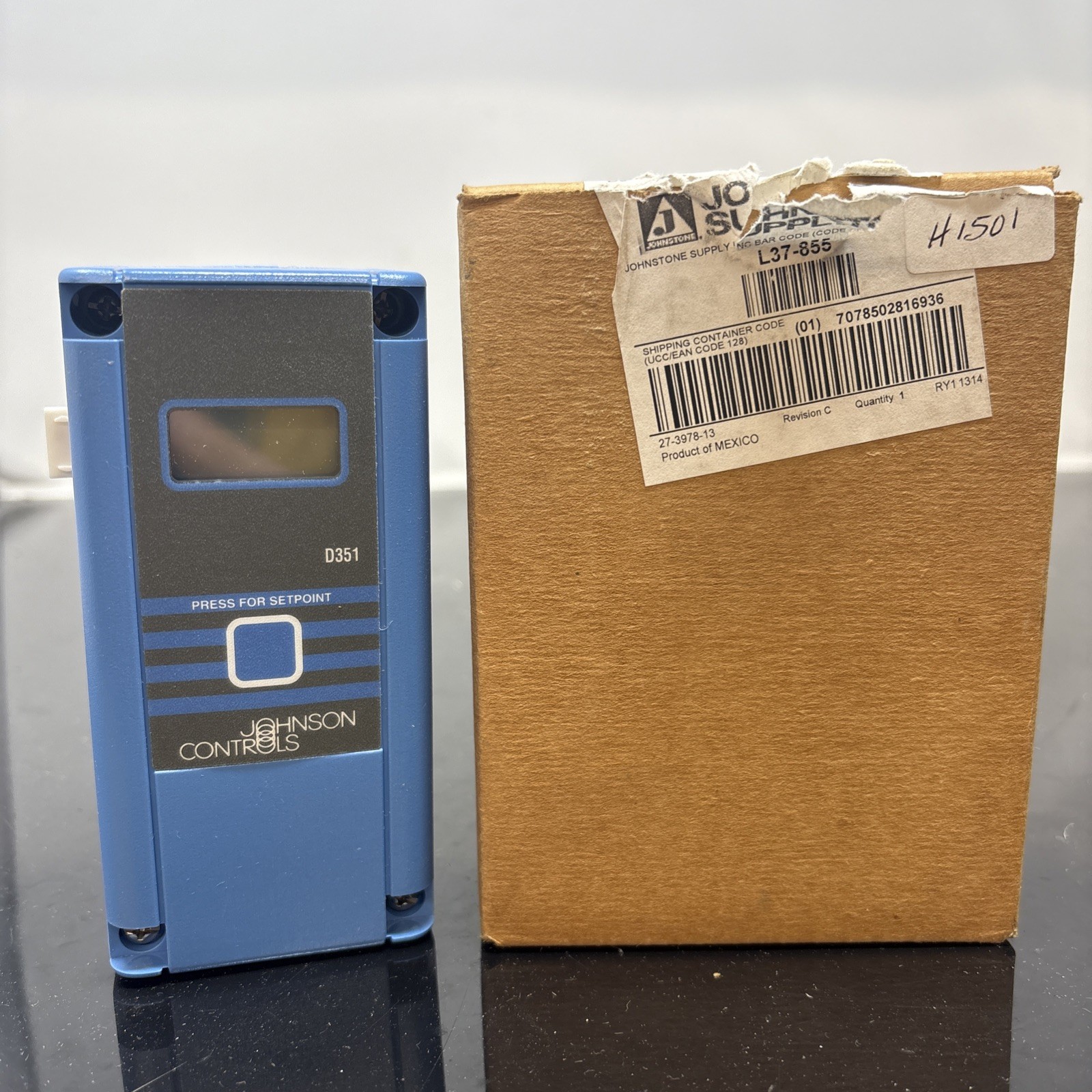 Johnson Controls Model D351AA-1C, D351 Humidity Display Module (L37-855)