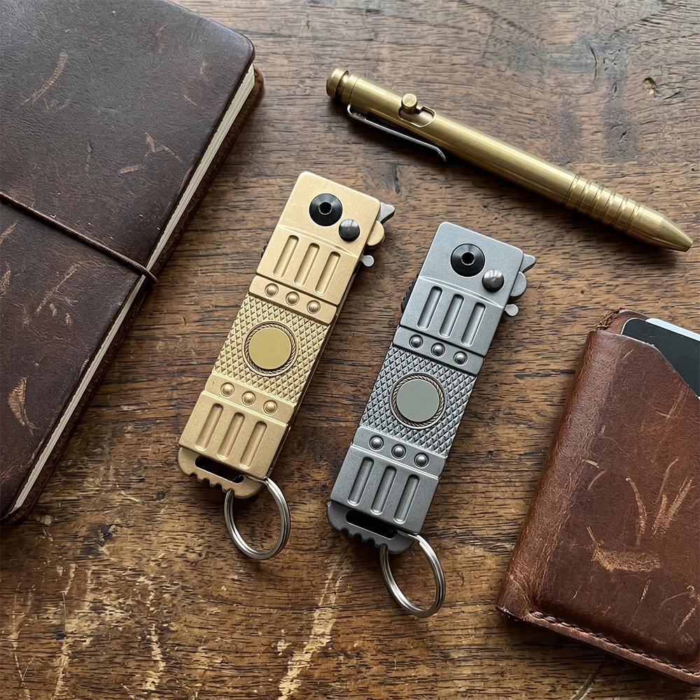 2-in-1 EDC Keychain Lighter & Utility Tool | Refillable Pocket Multitool