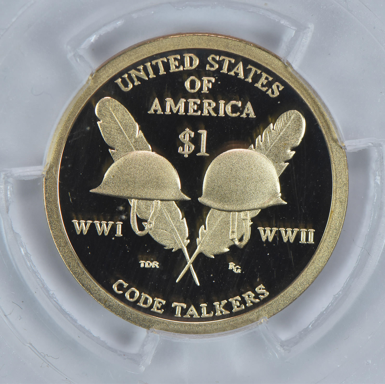 2016-S Sacagawea $1 Wartime Code Talkers PR70 DCAM ICG