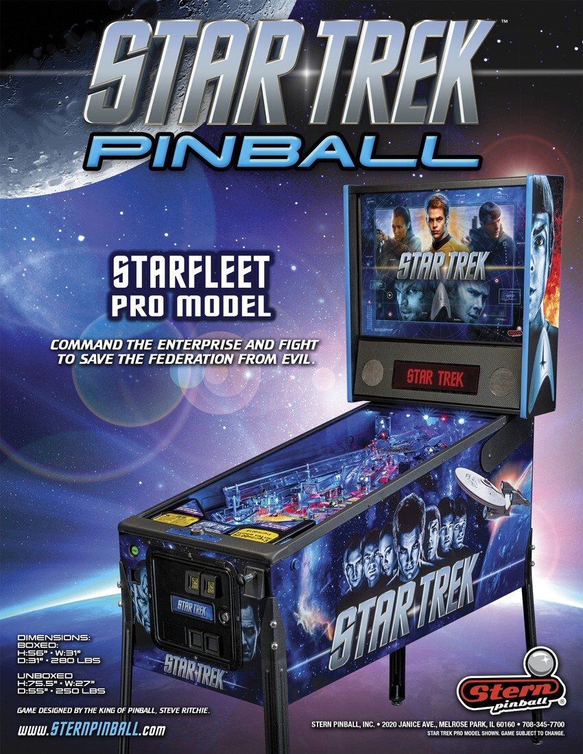 Stern Star Trek Pinball Machine Rubber Ring Kit (ALL VERSION)