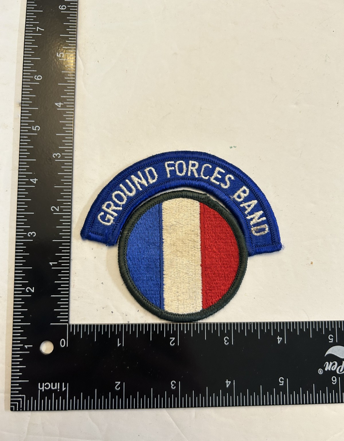 MH2573 Original US Army 1960s Shoulder Patches Set Ground Forces Band IR46B