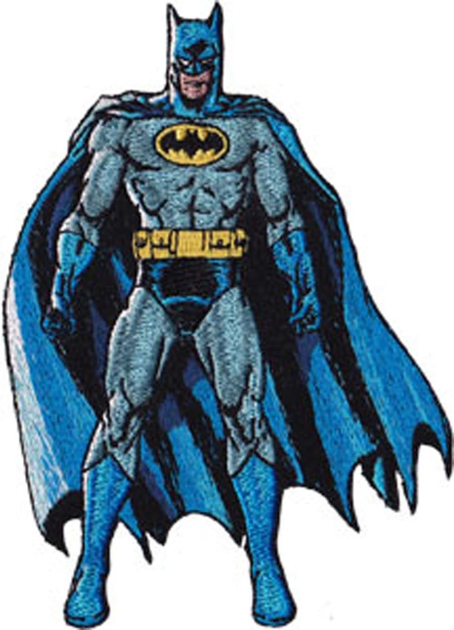 Patch - C&D Visionary - DC Comics Batman Stand 3.25"x4.5" Iron-On Embroidered