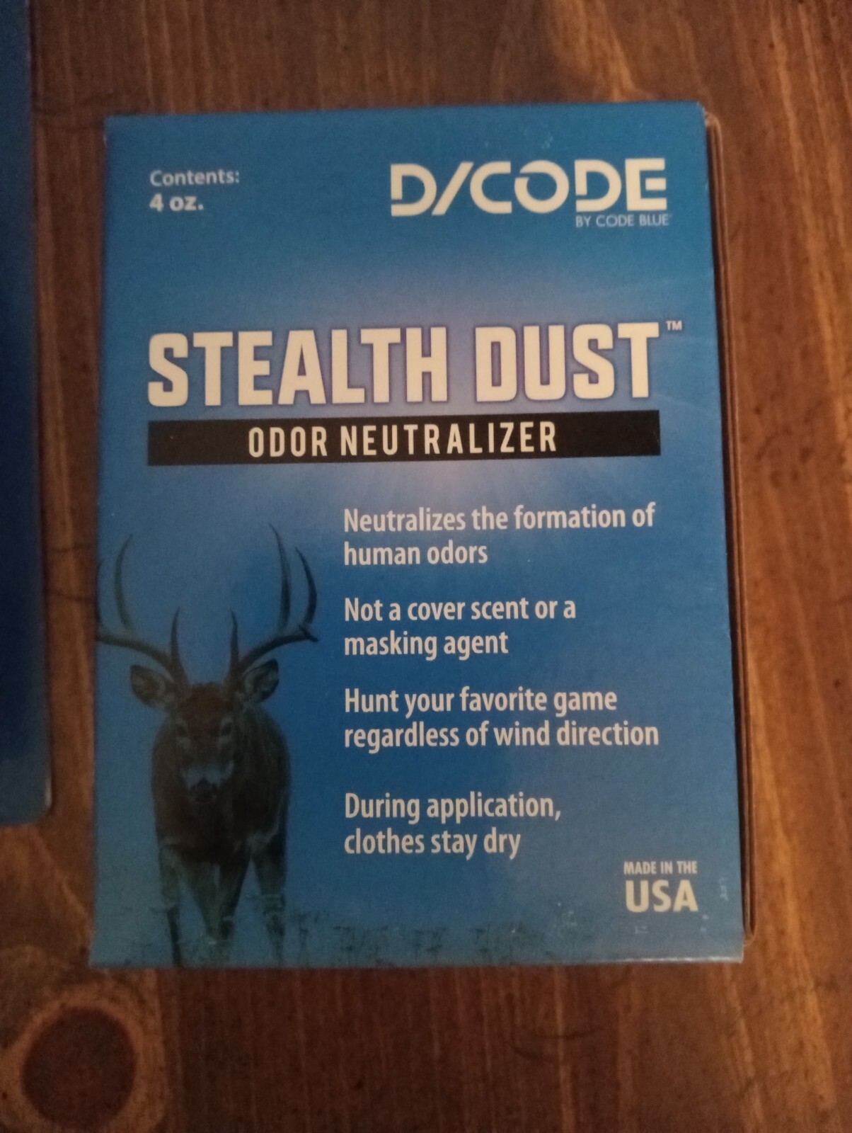 1 Code Blue Foaming Doe Estrous + 1 D/Code Stealth Dust By Code Blue