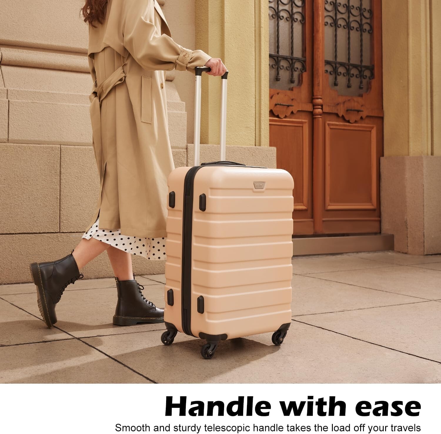 Hardshell 3 Piece Heavy-Duty Luggage Set - Spinner - Lightweight - TSA Lock