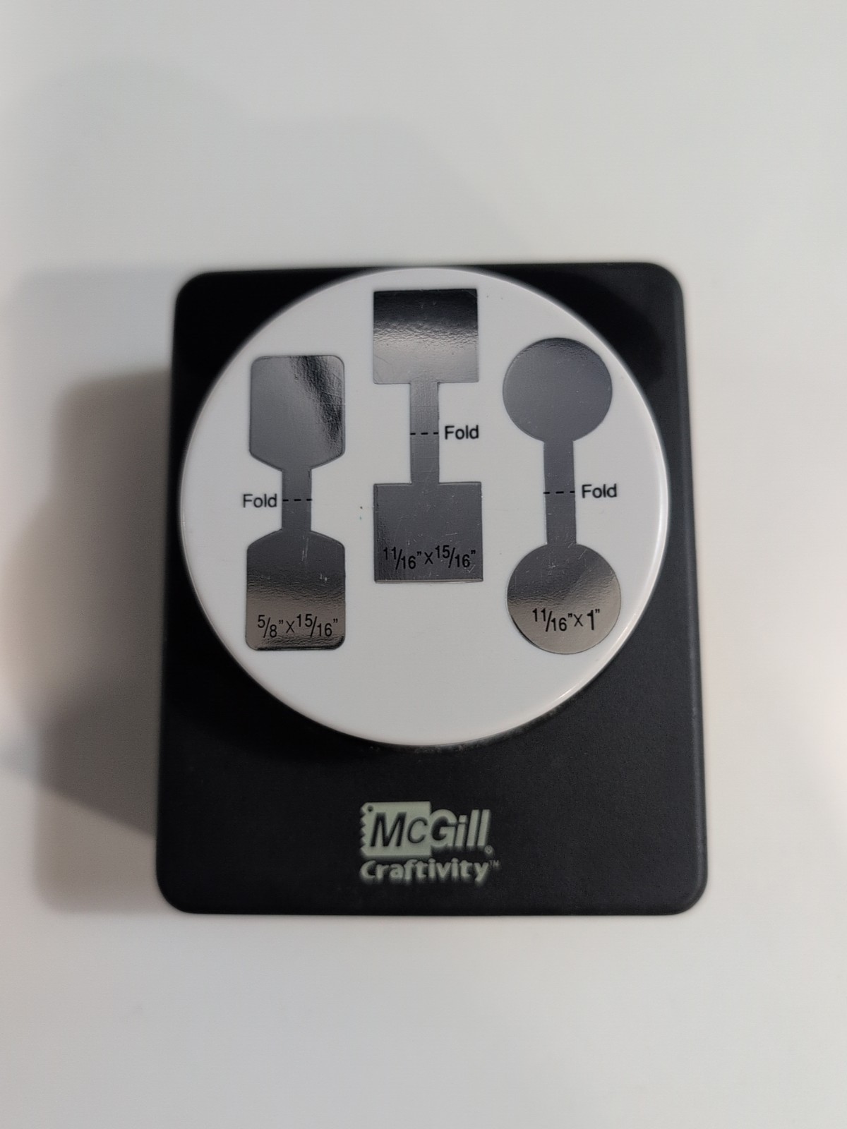 MCGILL CRAFTIVITY 3" Rectangle Tab Punch Crafts Scrapbooking Tool P/N 66500