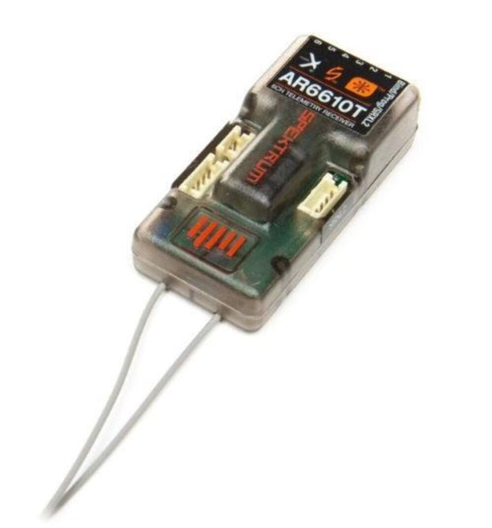 New Spektrum Telemetry Receiver AR6610T 6-Channel DSMX SPMAR6610T
