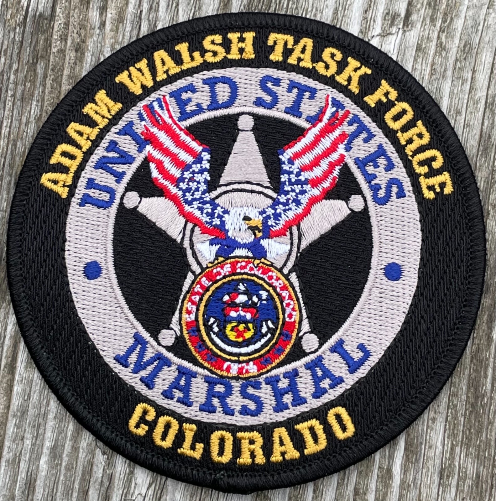 US Marshals Service - DofCO Adam Walsh TF BK - SecondGEN FC patch - Very Rare
