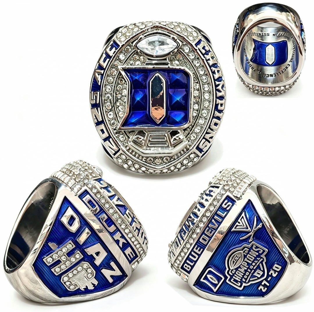 2025 Duke Blue Devils ACC Championship Ring DIAZ Size11