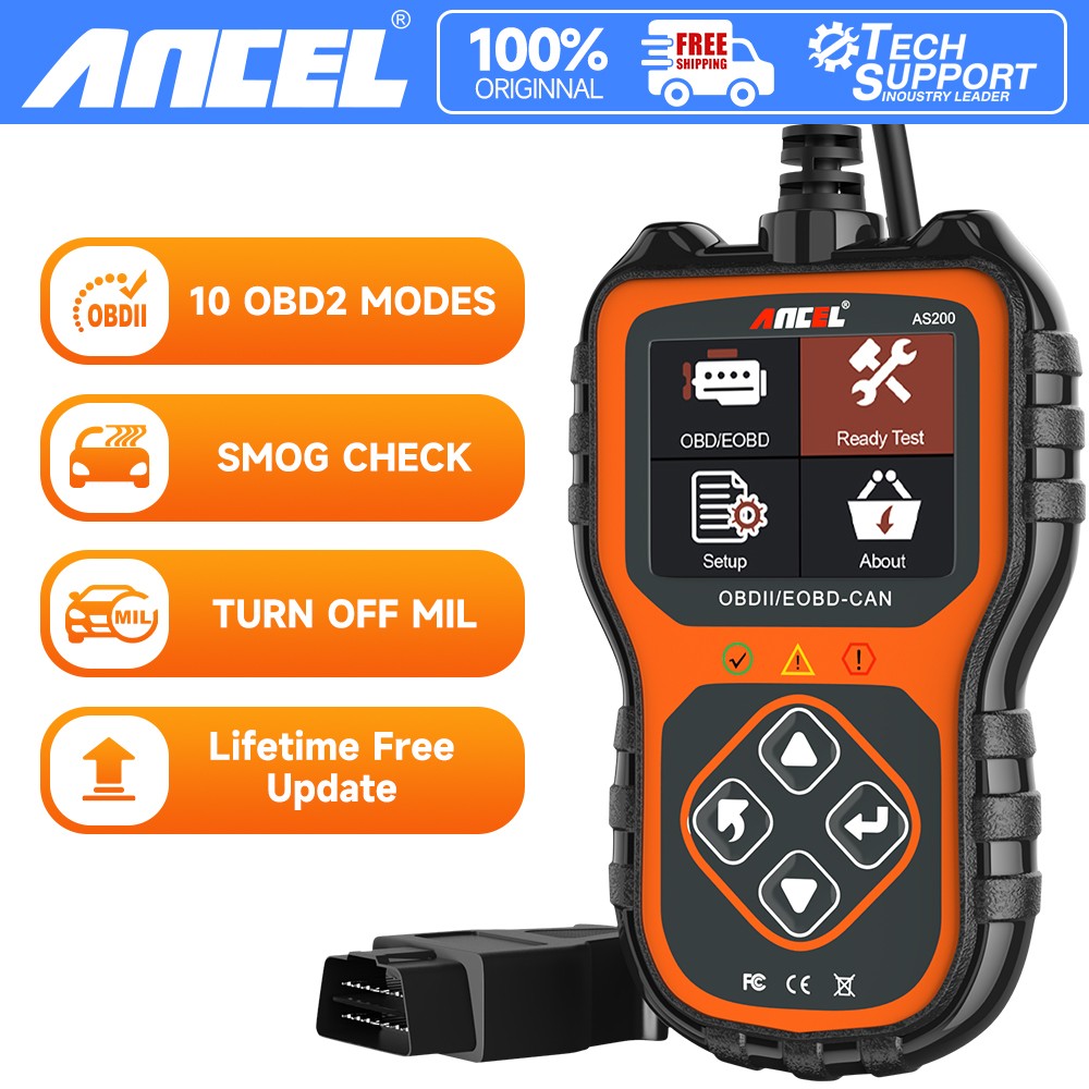 Car OBD2 Scanner Fault Code Reader Diagnostic Scan Tool Check Engine Emission