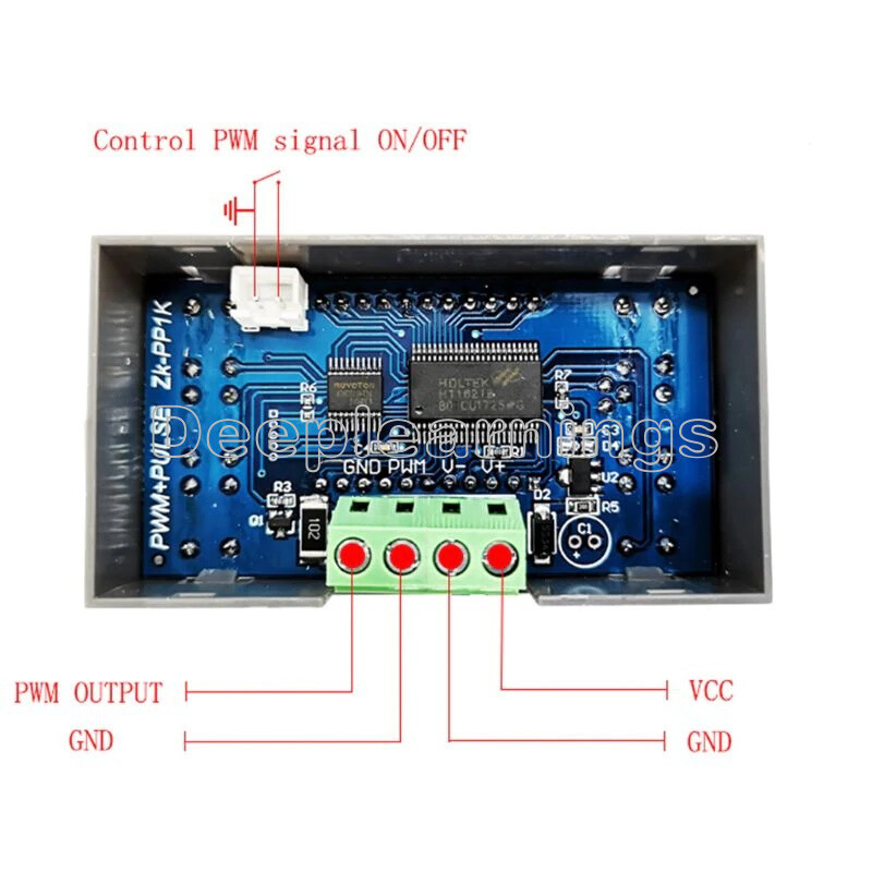 Dual Mode PWM Generator Pulse Generator Frequency Duty Cycle Adjustable Module