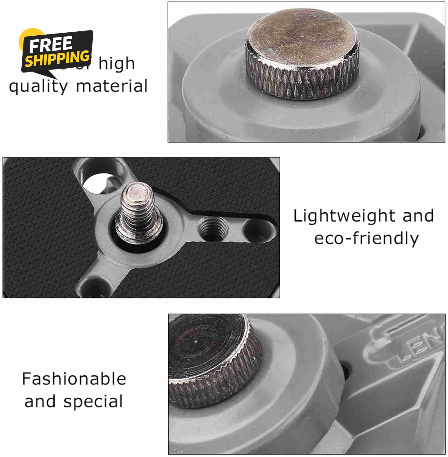 Hexagon Quick Release Plate for Tripod Camera, Bogen Quick Release