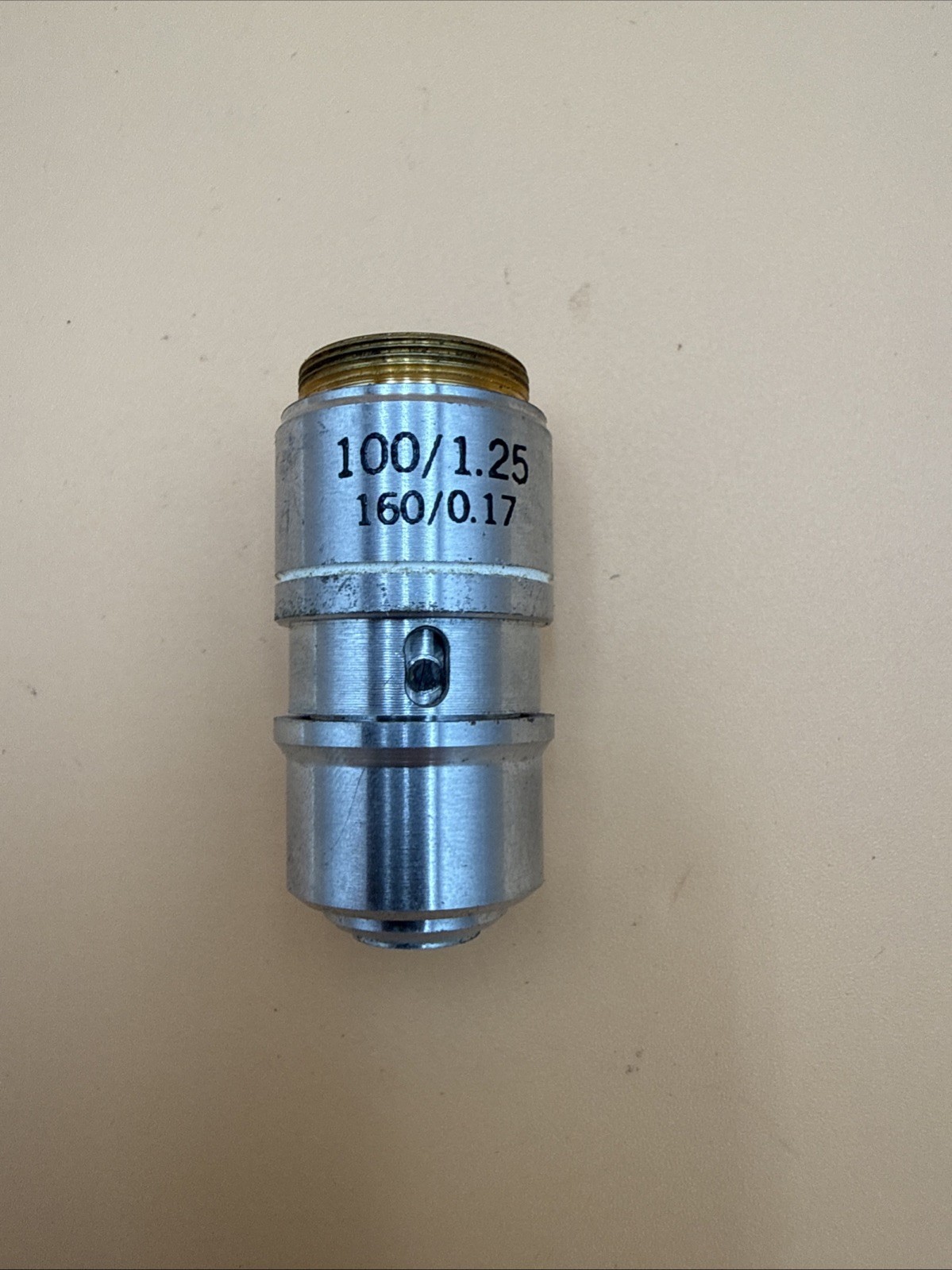MICROSCOPE PART OBJECTIVE 100/1.25, 160/0.17