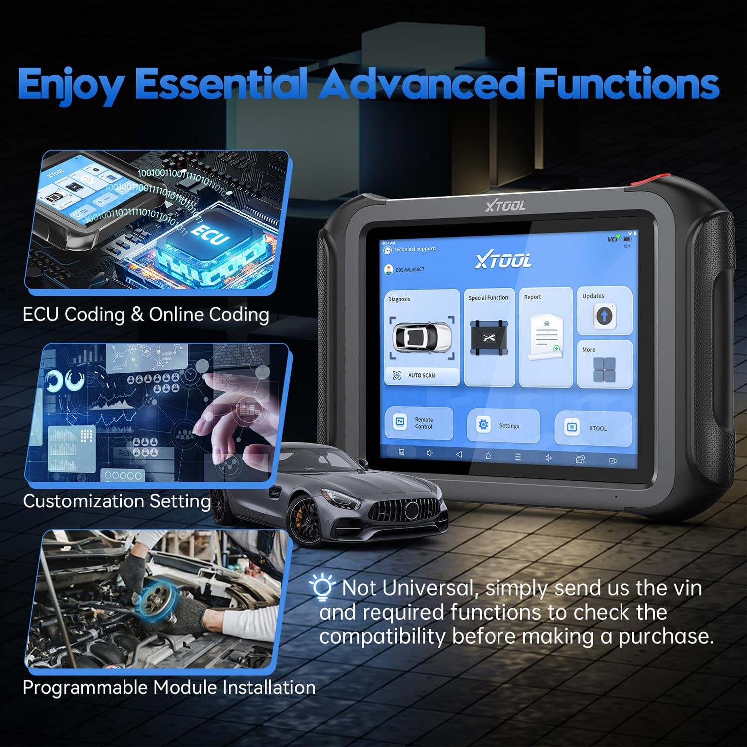 🏆2026 XTOOL D9S V2.0 Offline ECU Programming OBD2 Scanner Diagnostic Tool FCA