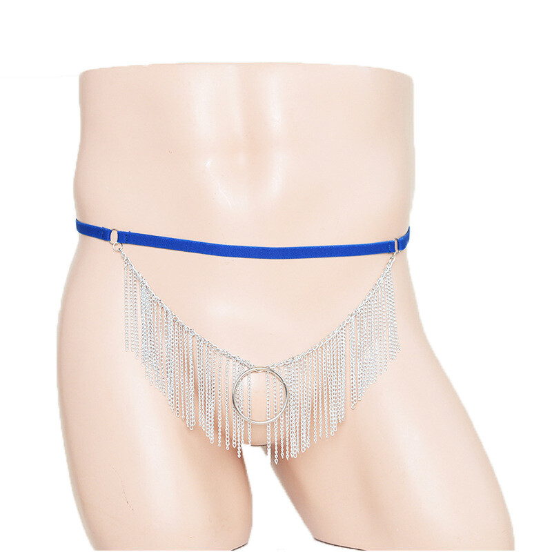 Sexy Dew PP Men's T Pants Sexy Underwear Sexy Chain Thong Sexy Underwear