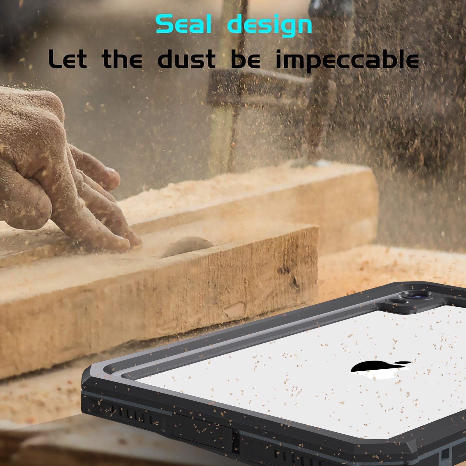 Waterproof Case For iPad Mini 6th Generation 8.3"Full Body Shockproof Pen Holder
