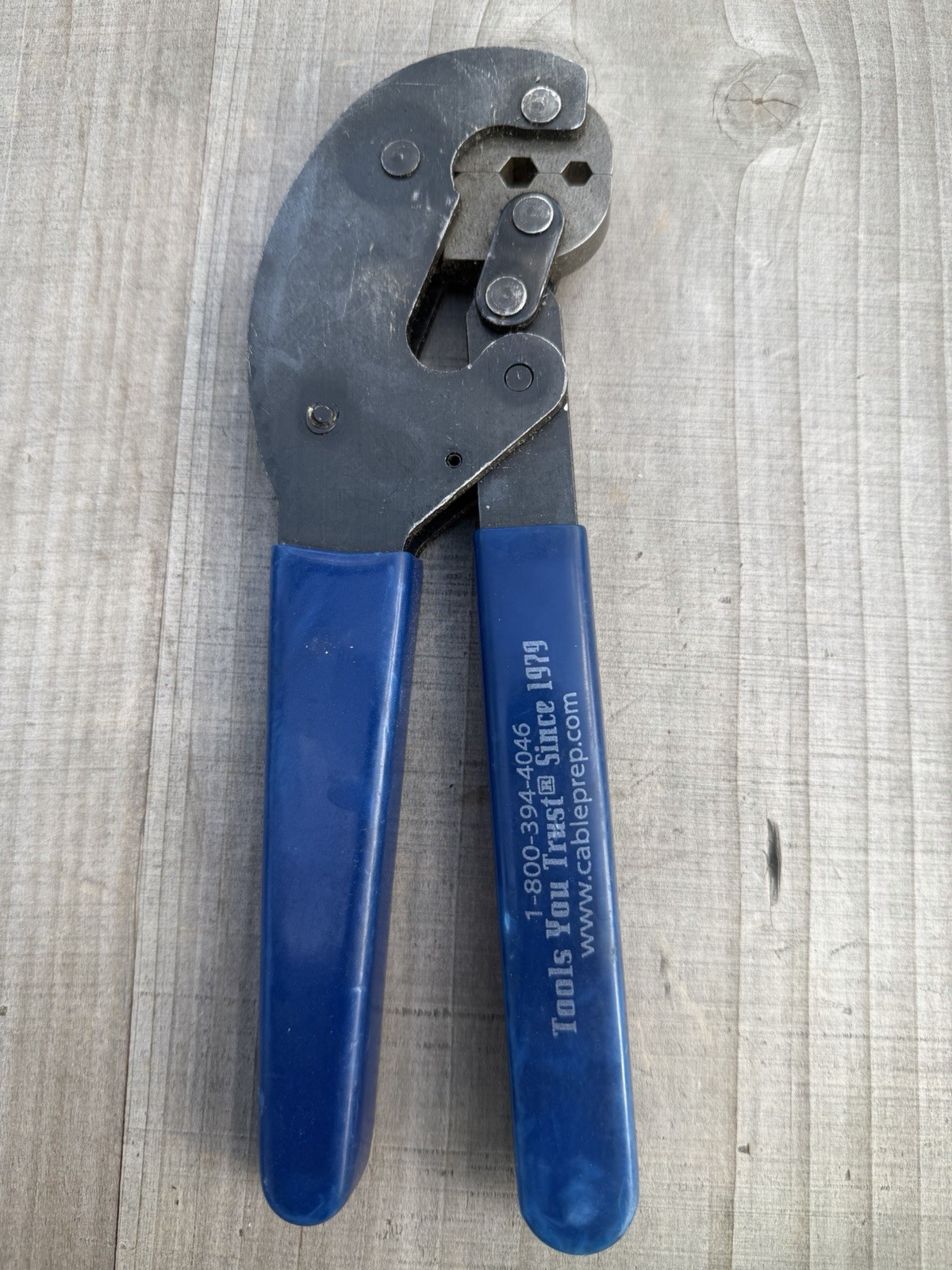 Cable Prep Hexagonal Hand Crimper Tool HCT-483 + Stripping Tool MADE IN USA