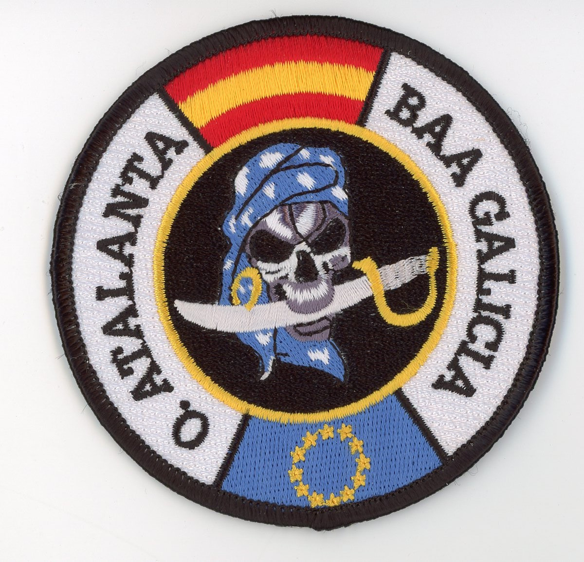 PATCH SPAIN NAVY BAA GALICIA FRIGATTE ATALANTA OPERATION IRON ON PARCHE