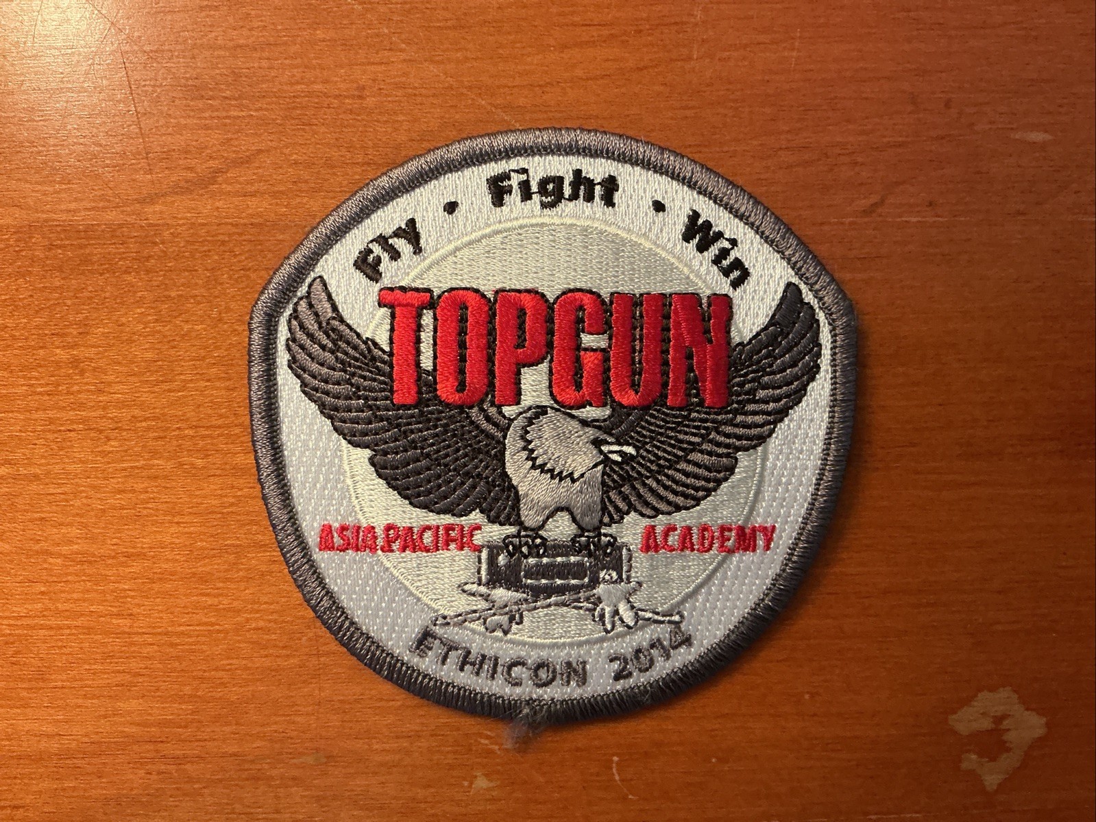 Top Gun Fly Fight Win Asin Pacific Academy Ethicon 2014 Patch Rare Free Shipping