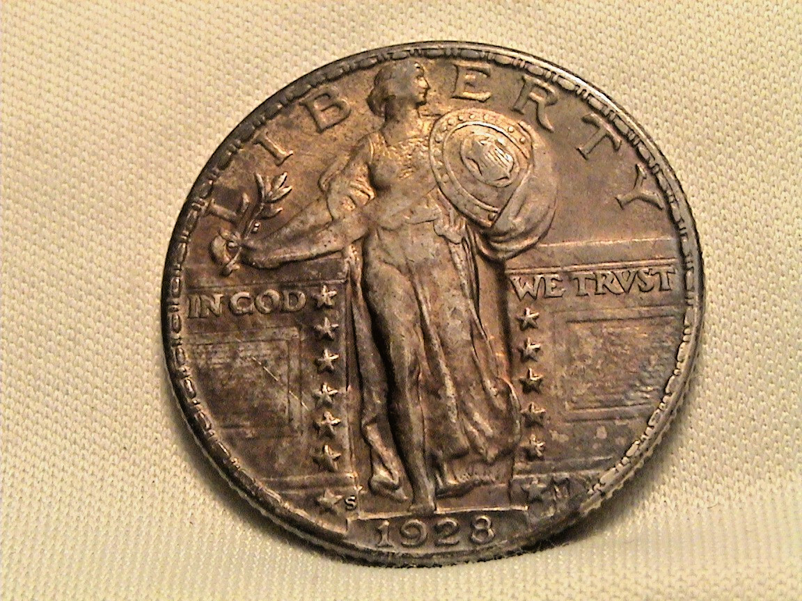 1928-S Standing Liberty Silver Quarter