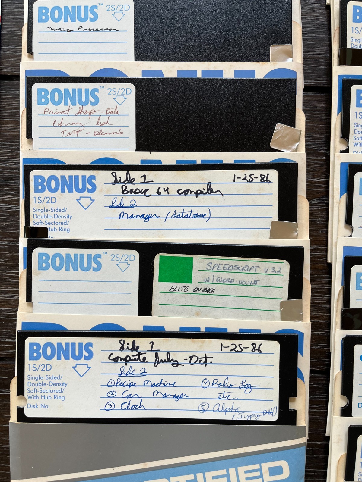 Commodore 64 Floppy Disks Geos Backup 1541 Science Game Lot UNTESTED For Blanks