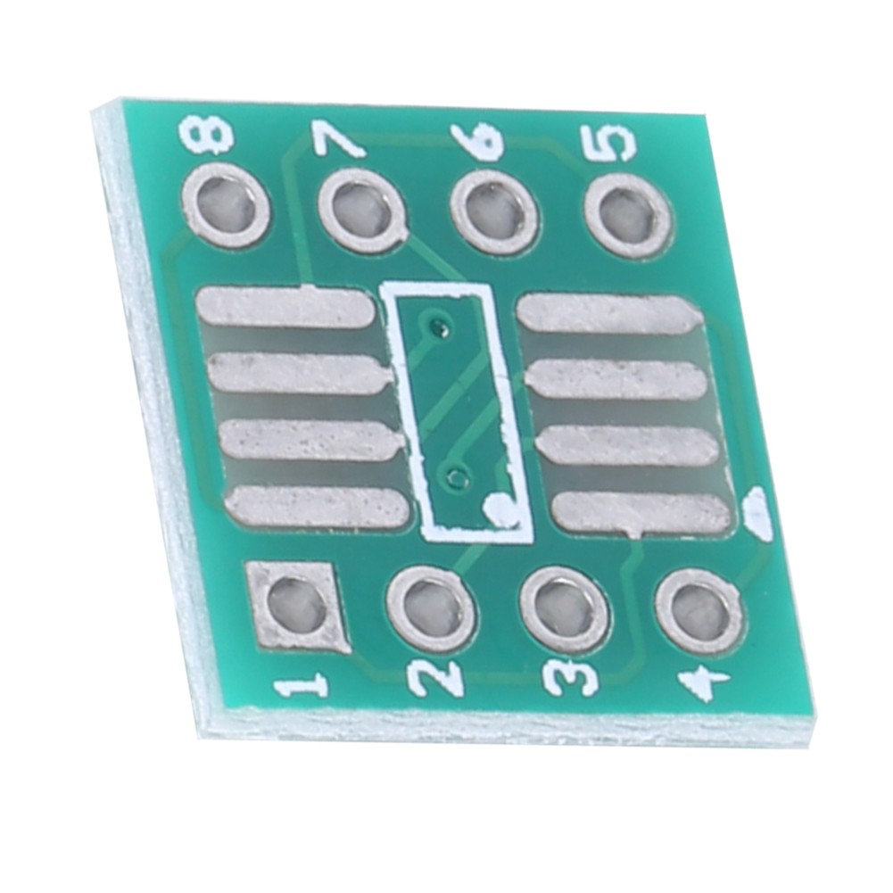 ˇ100x Converter Module Lightweight SOP8 To DIP8 Adapter Board For Printed