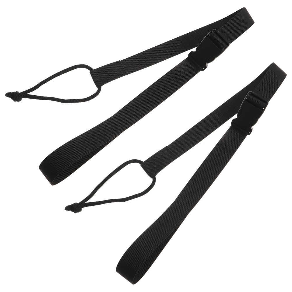2 Pcs Snowboard Leash Binding Straps Replacement Parts for Safety