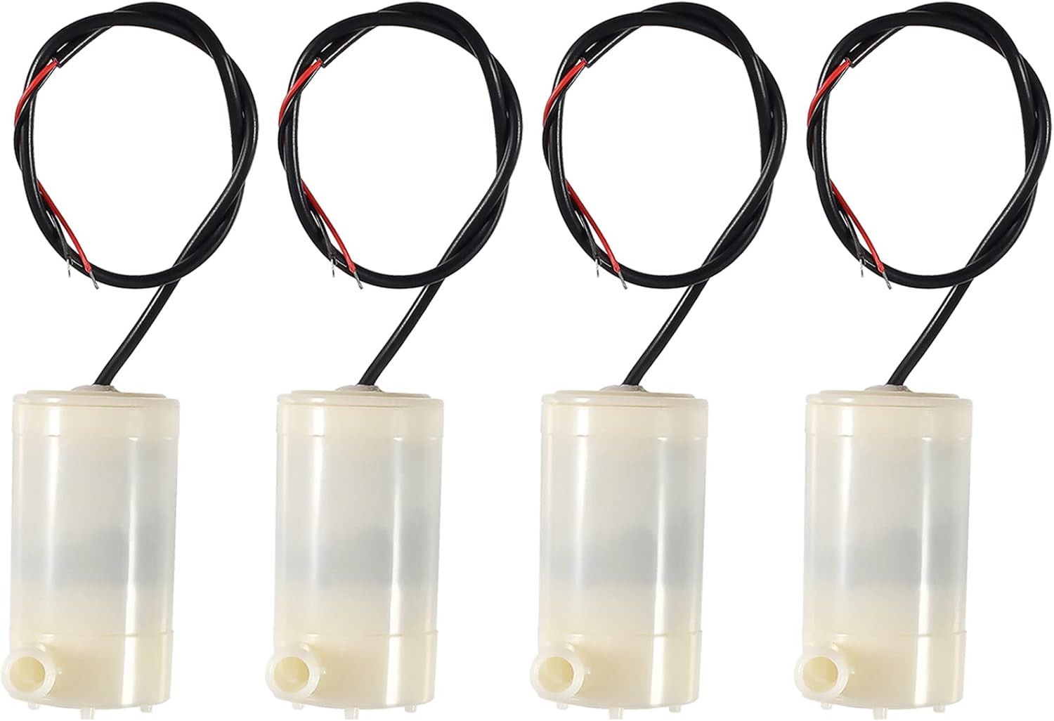 4Pcs DC 3-5V Micro Submersible Mini Water Pump for Aquariums Fish Tank Pond Foun