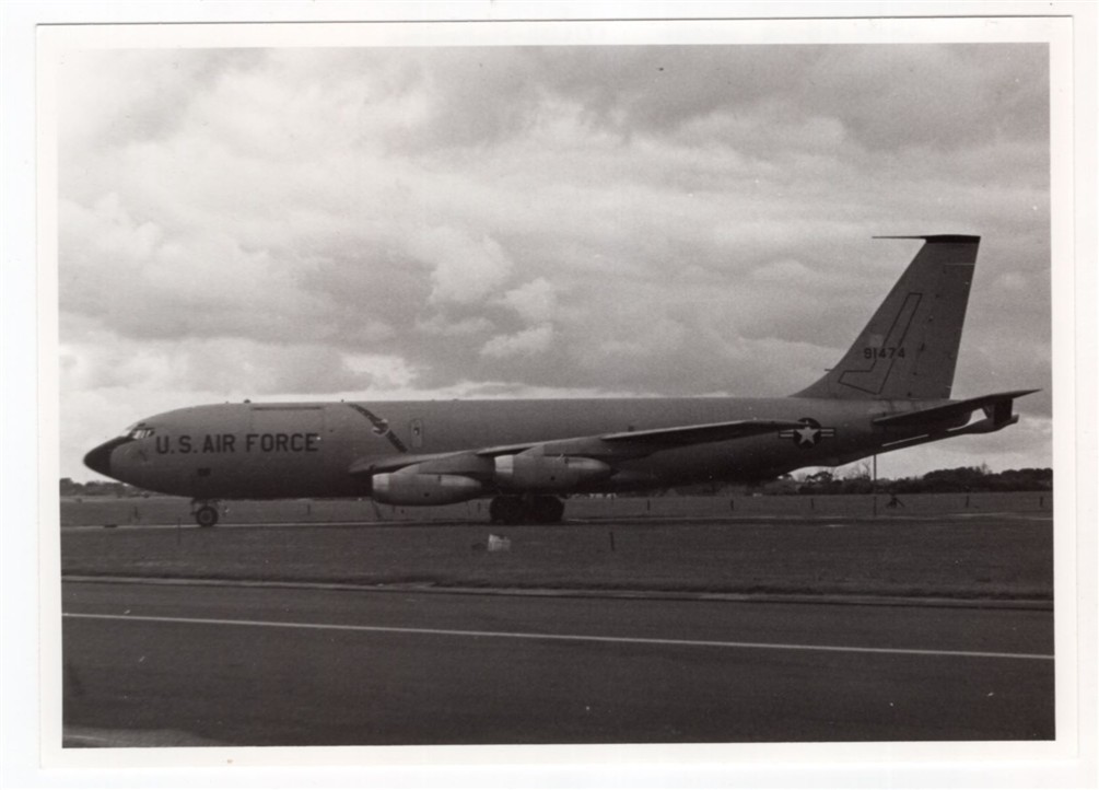 1980 USAF Boeing KC-135Q 81474 59-1474 of 100th ARW at RAF Mildenhall Photo